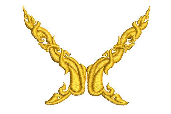 Golden Galae the Symbol of Northern Thai