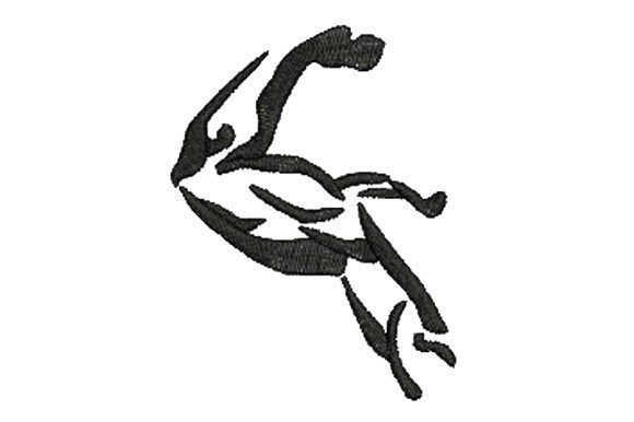 Man's Arm Muscles Embroidery Design