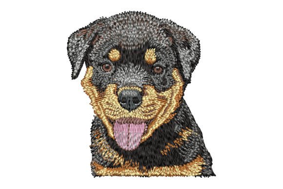 Rottweiler Puppy Embroidery